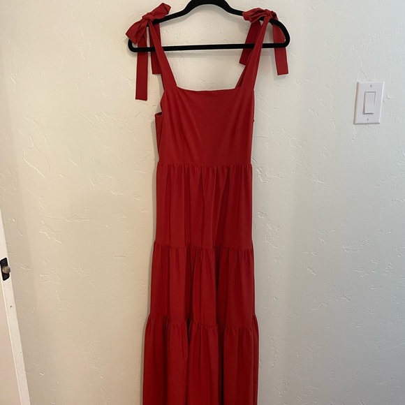 Beautiful red/orange a loves a maxi dress! Size small - Picture 1 of 4